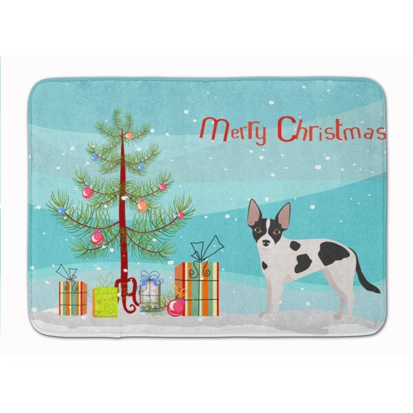Carolines Treasures Jackhuahua Christmas Tree Machine Washable Memory Foam Mat CK3843RUG - main